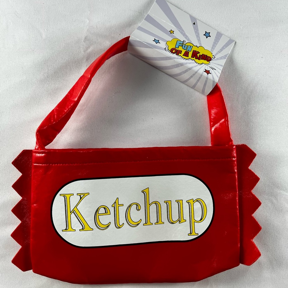 Ketchup Treat Bag/Costume Accessory/Dress Up